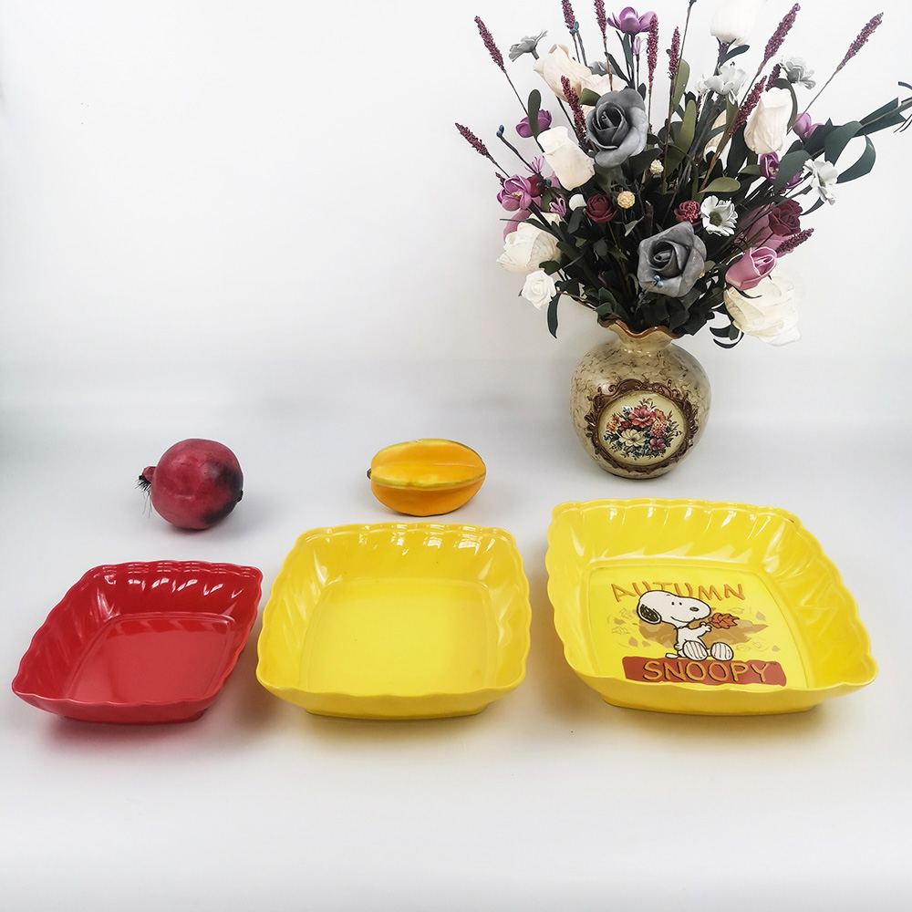 Set di stoviglie per uso alimentare con logo personalizzato Ciotola per frutta resistente agli alimenti