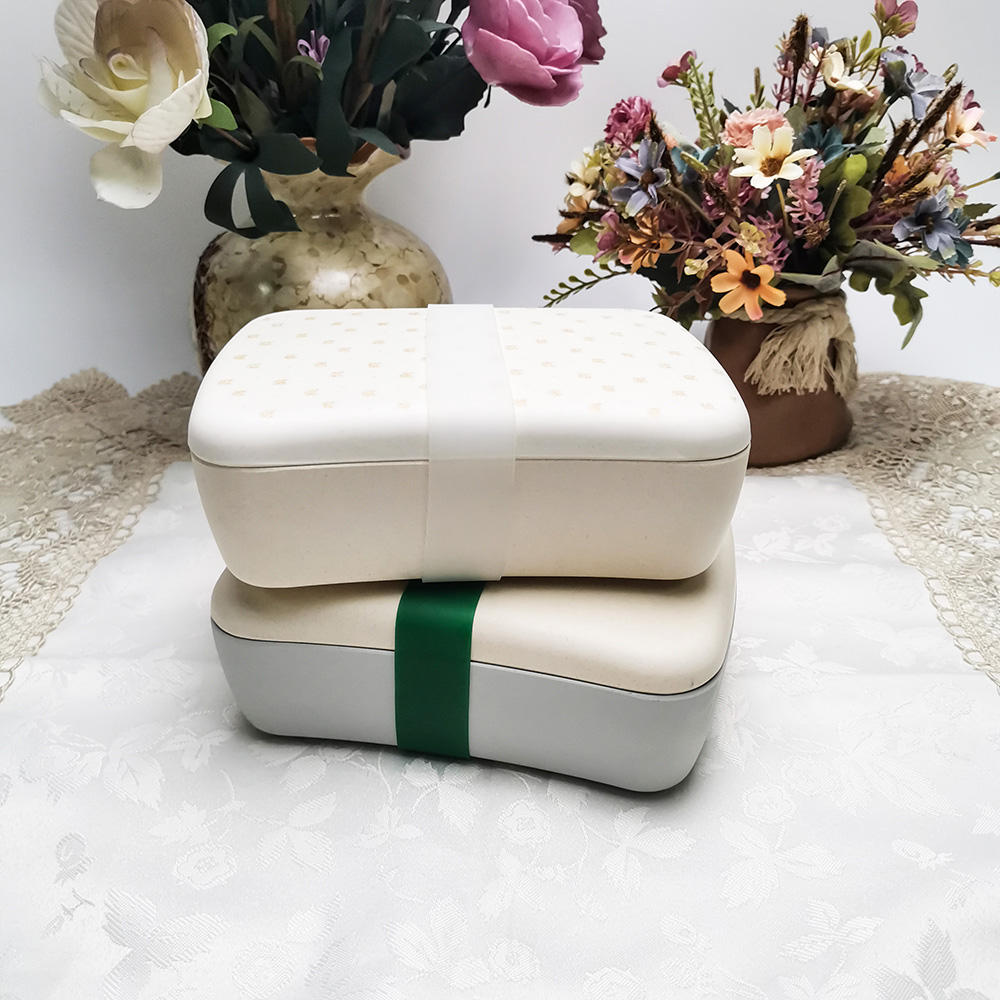 Pranzo al sacco ecologico di alta qualità per adulti con coperchio