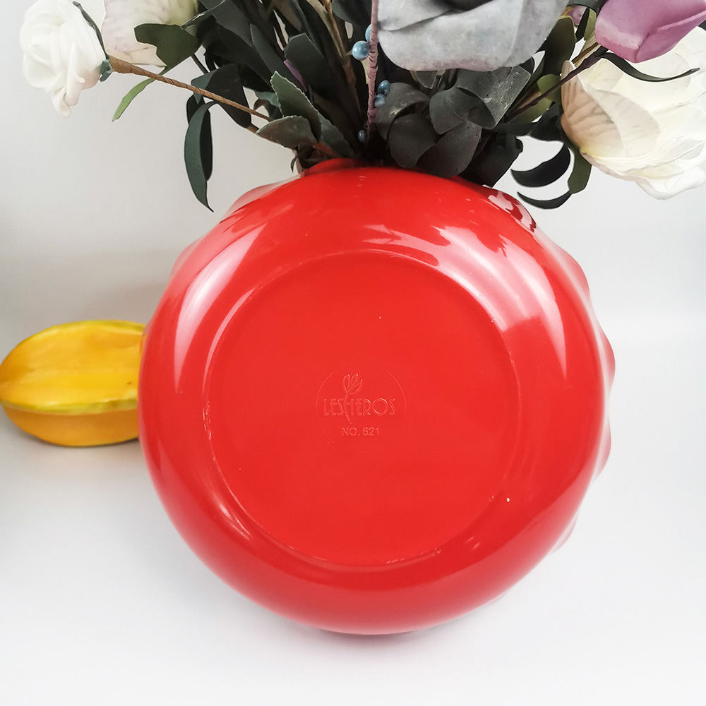 Stoviglie per la casa economiche all'ingrosso Catering Ciotola a forma rotonda rossa 3000 - 4999 pezzi $ 1,10 >= 5000 pezzi