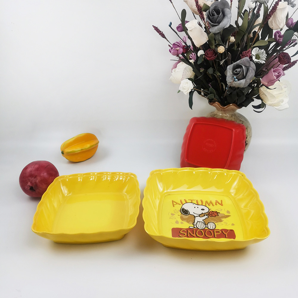 Set di stoviglie per uso alimentare con logo personalizzato Ciotola per frutta resistente agli alimenti