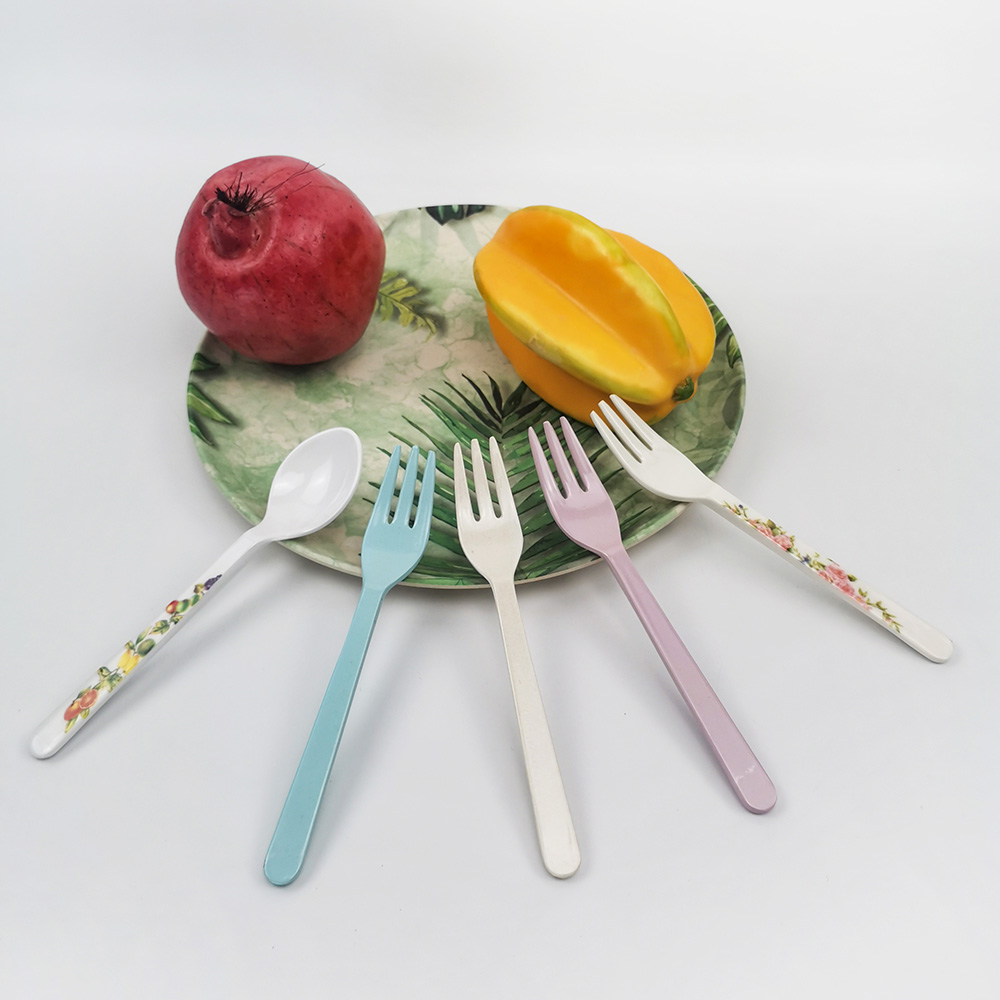 Set di accessori da cucina di lusso ecologici set posate cucchiaio forchetta