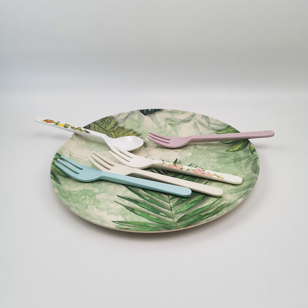 Set di accessori da cucina di lusso ecologici set posate cucchiaio forchetta