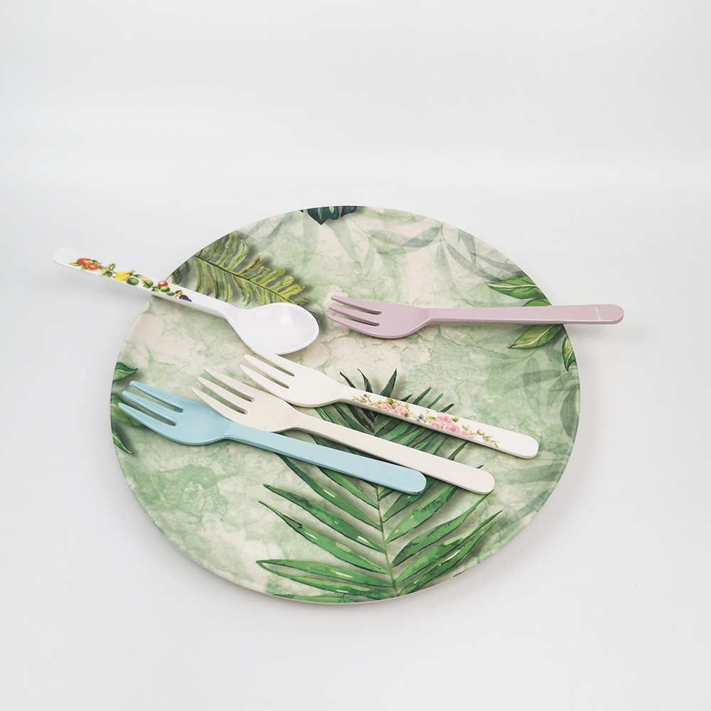 Set di accessori da cucina di lusso ecologici set posate cucchiaio forchetta