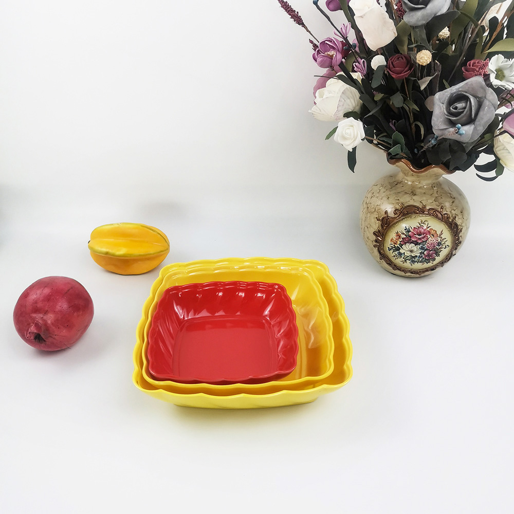 Set di stoviglie per uso alimentare con logo personalizzato Ciotola per frutta resistente agli alimenti