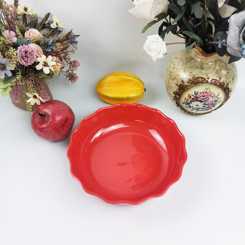 Stoviglie per la casa economiche all'ingrosso Catering Ciotola a forma rotonda rossa 3000 - 4999 pezzi $ 1,10 >= 5000 pezzi